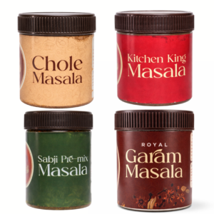 Combo Pack of chole masala , Kitchen King Masala , Sabji Pre Mix Masala , Royal Garam Masala | Epic Spices